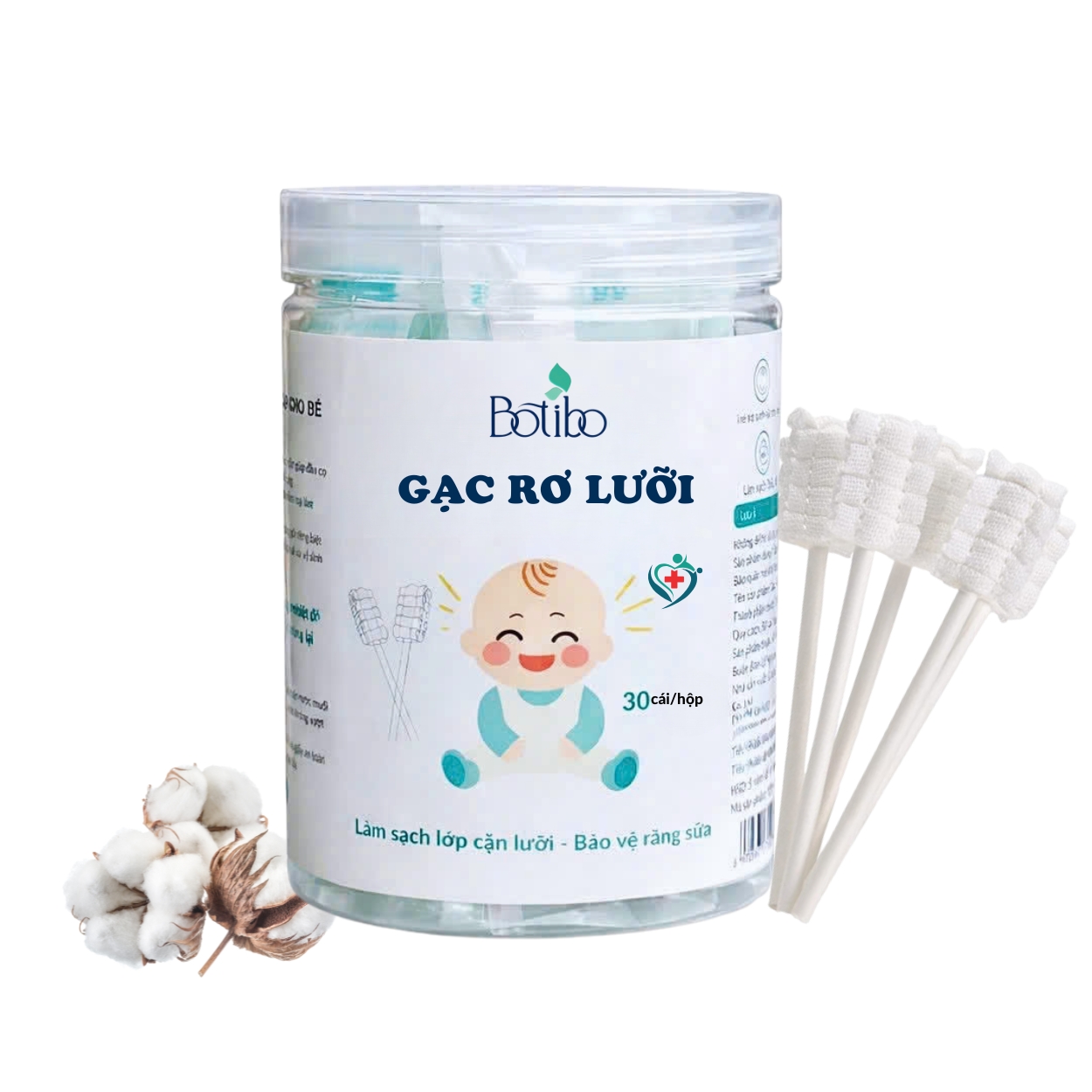 HỘP 30 QUE GẠC RƠ LƯỠI BOTIBO BTB-003